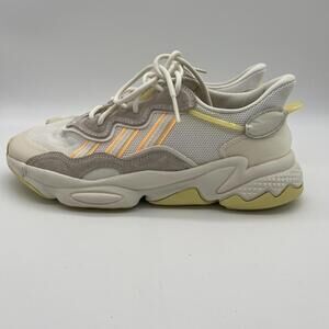 ADIDAS  Sneaker Women's Ozweego Sand Ash Pearl/Orange Athletic Shoes Size 9‎